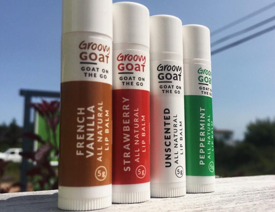 All Natural Goat Milk Lip Balm Groovy Goat Farm & Soap Company
